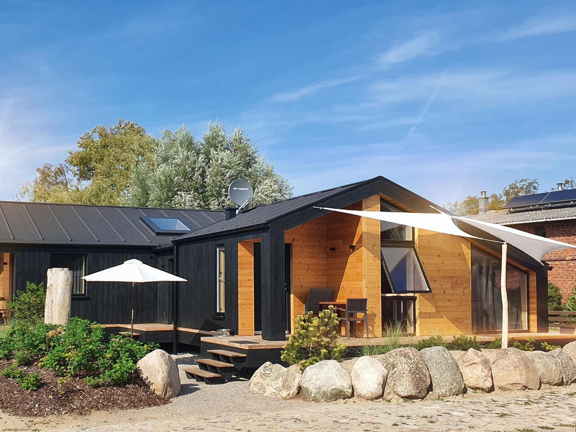 Werder Chalet -- Wolke 7 -- Ostsee-Strand 150M I Sauna I Ekamin I Tiny House Fuer 2 Personen I By "Meyers Am Meer" Boiensdorf Buitenkant foto